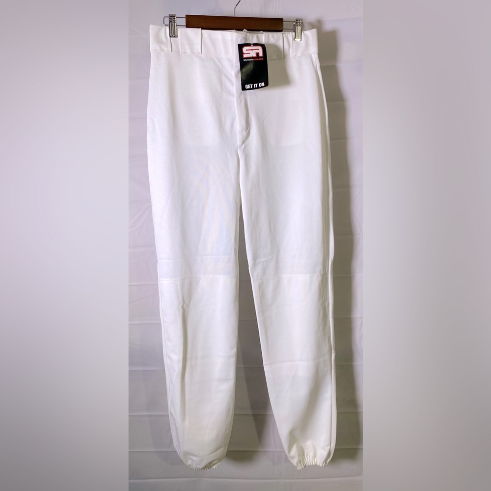 NWT SOUTHERN ATHLETIC ADULT WHITE BASEBALL PANTS
